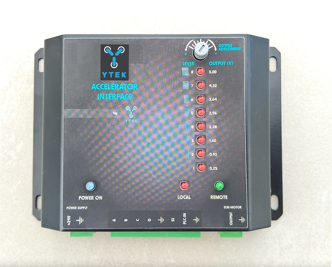 Interface ECM YTEK - Accelerator Interface - Visão Frontal